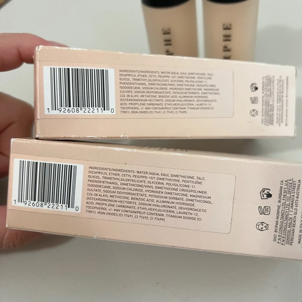 Morphe Filter Effect Soft-Focus Foundation Filter Light 2 Set of 2 New